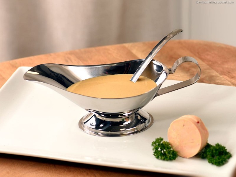 Sauce foie gras : recette de cuisine illustrée !